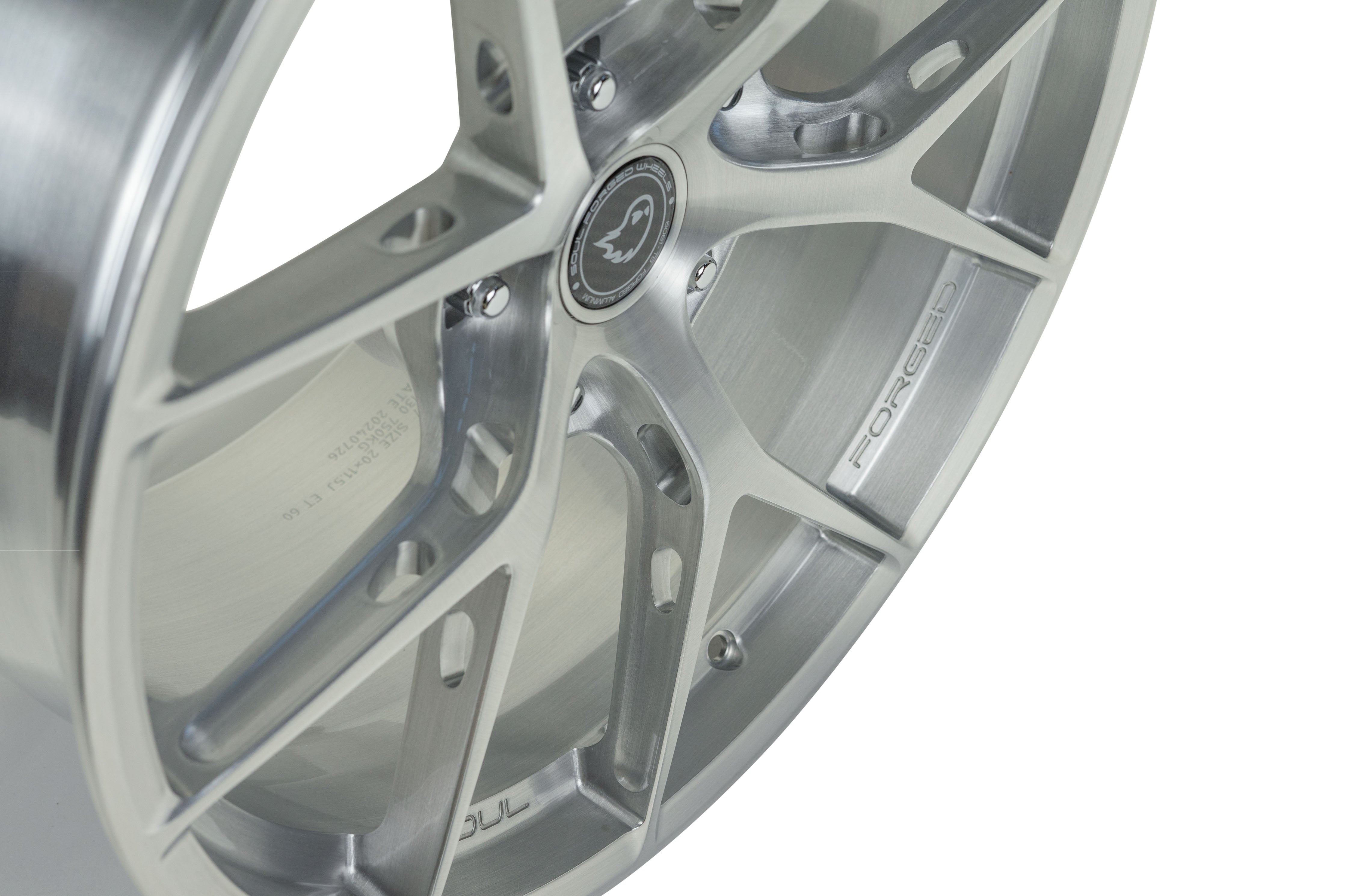 Custom Forged IMS1-5 Wheels - Brushed Silver – Soul Forged Wheels